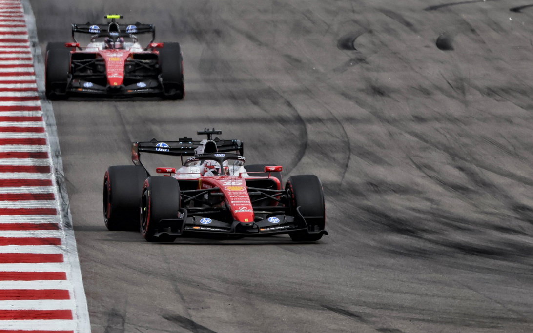 Leclerc Hamilton race Austin